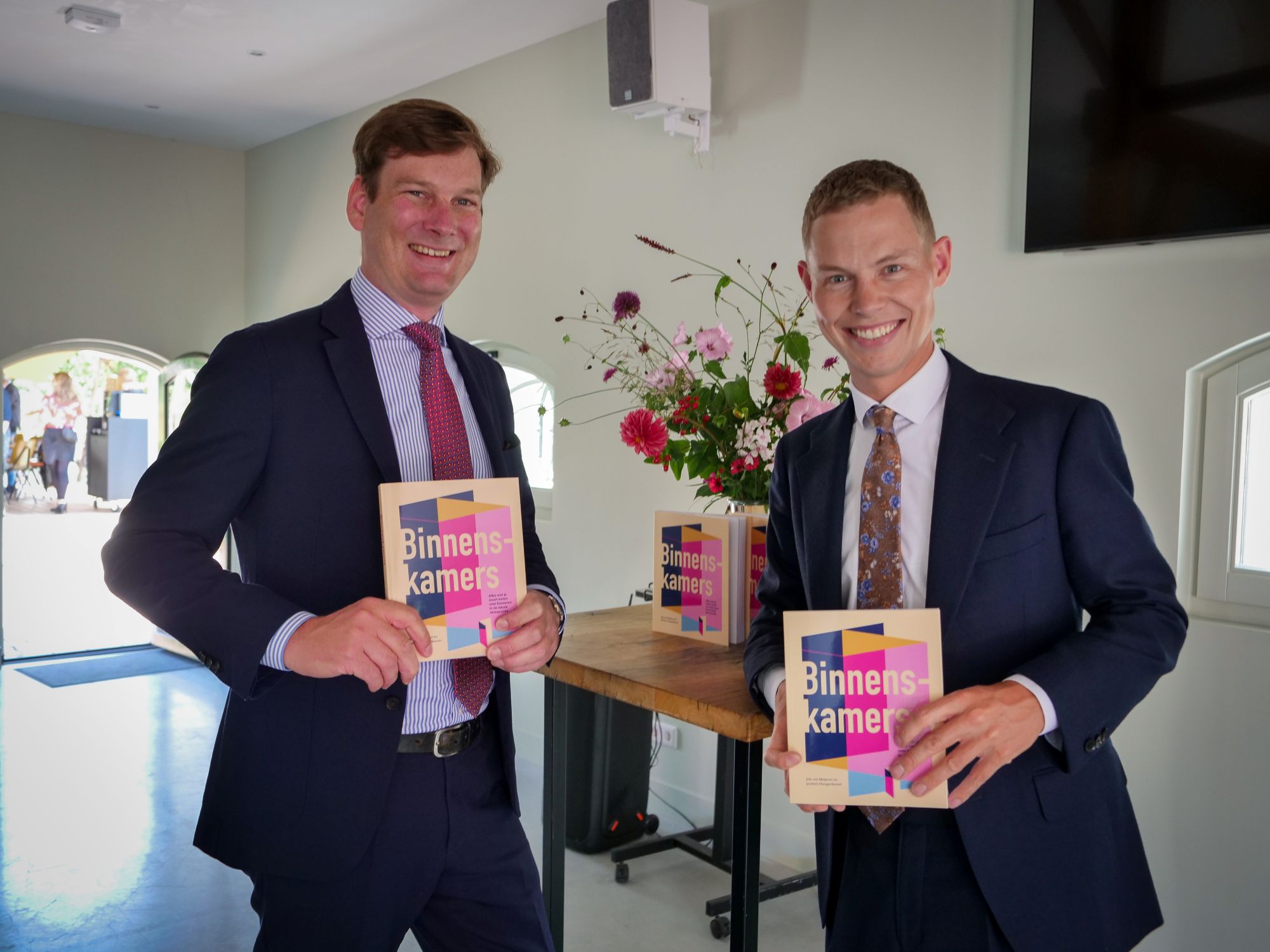 Boeklancering nieuwe formatieboek Binnenskamers van Job van Meijeren en Jochem Hoogenboom